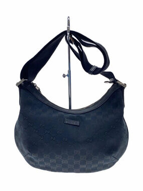 Gucci Sherry GG Canvas Shoulder Bag Black All over